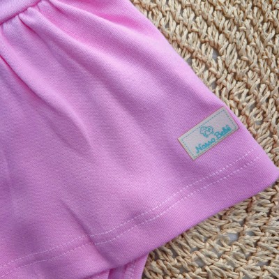 Vestido Body com Gola Polo - Rosa